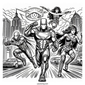 Detailed Vision Coloring Sheet