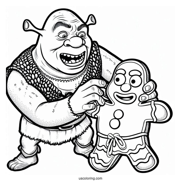 Lord Farguaad Tormenting Gingerbread Man