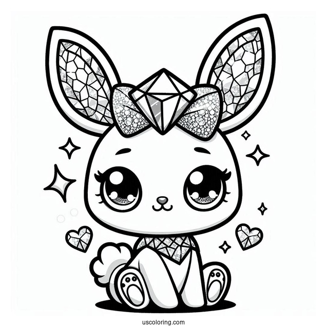 Crystal Bunny From Glitterati Club