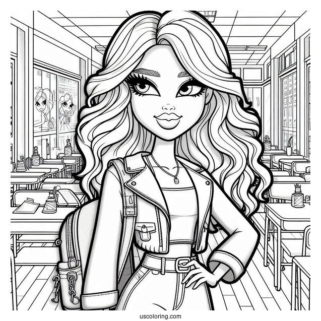 Bratz Sasha In School Corridor