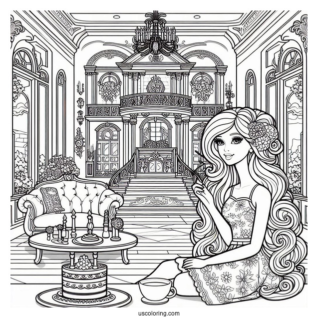 Barbie At The Dream House Mansion