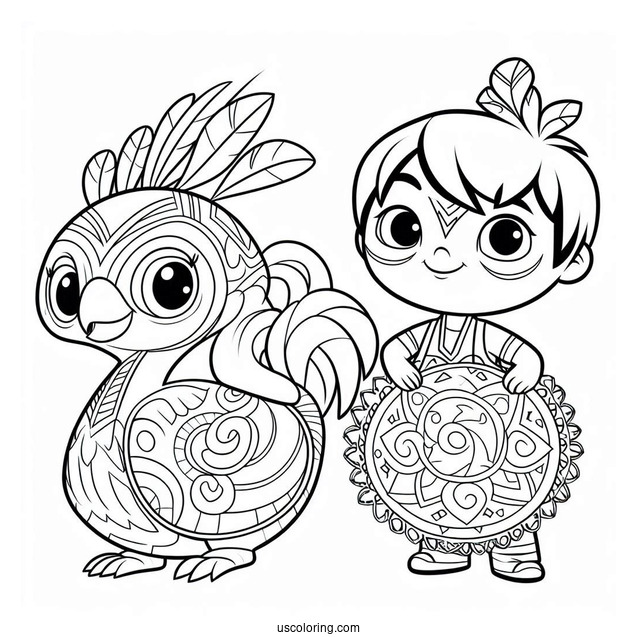 Tico Coloring Page For Kids