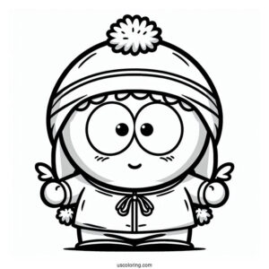 Cute Butters Stotch Alter Ego South Park Coloring Page