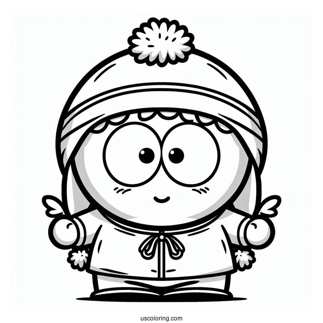 Cute Butters Stotch Alter Ego South Park Coloring Page