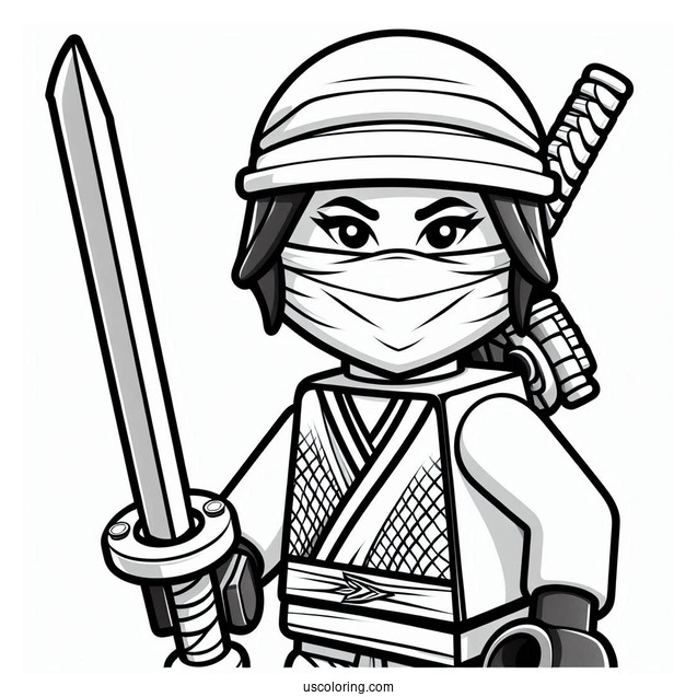 Female Lego Ninja