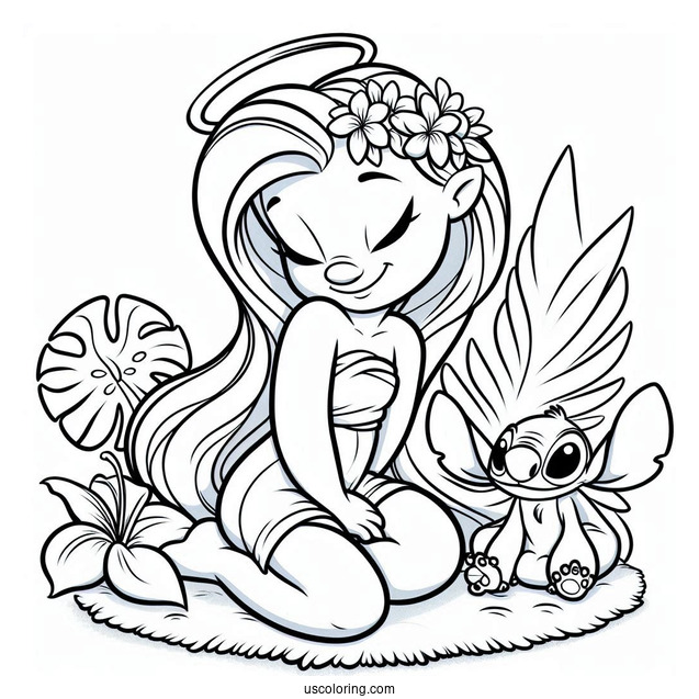 Angel (Experiment 624) Character Coloring Page