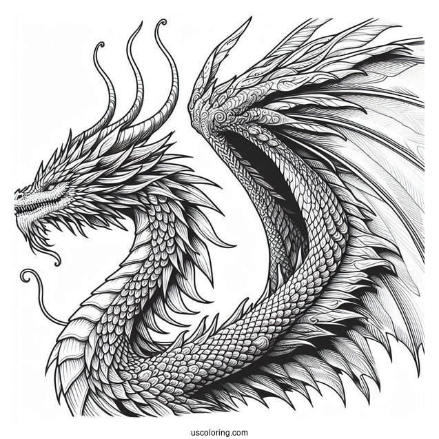 Close Up Of Majestic Dragon