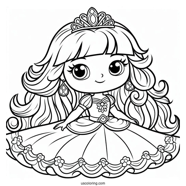 Princess Dora Coloring Page