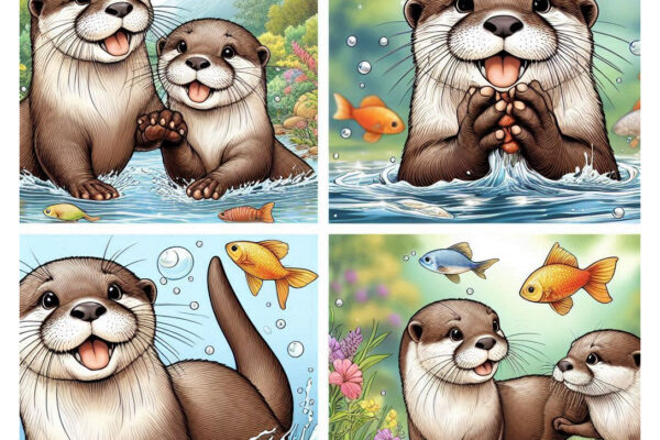 Otter Coloring Pages (Free PDF Printables)