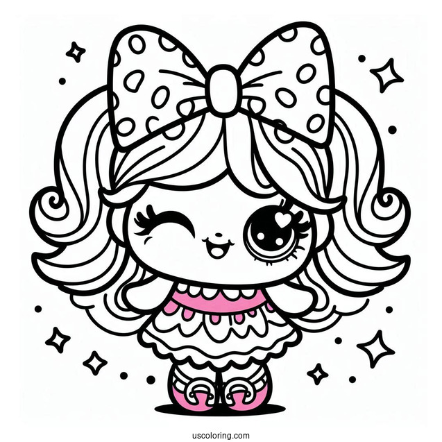 Twinky Winks Shopkins Coloring Sheet For Kids