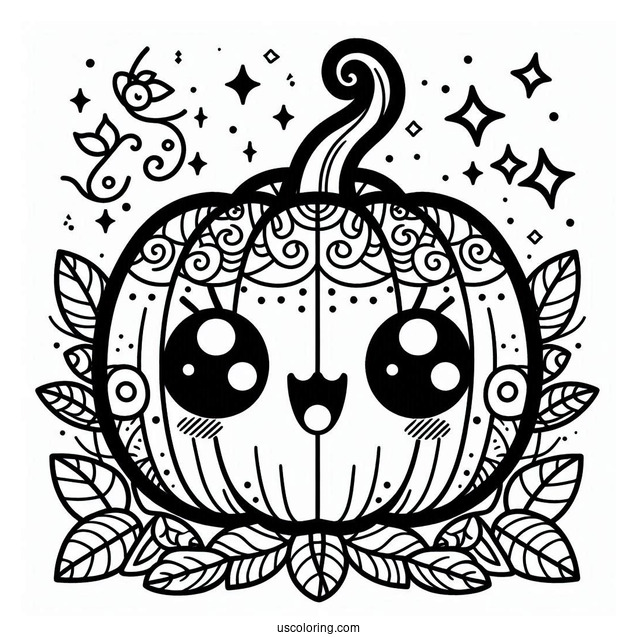 Spookley The Square Pumpkin Coloring Page For Kids