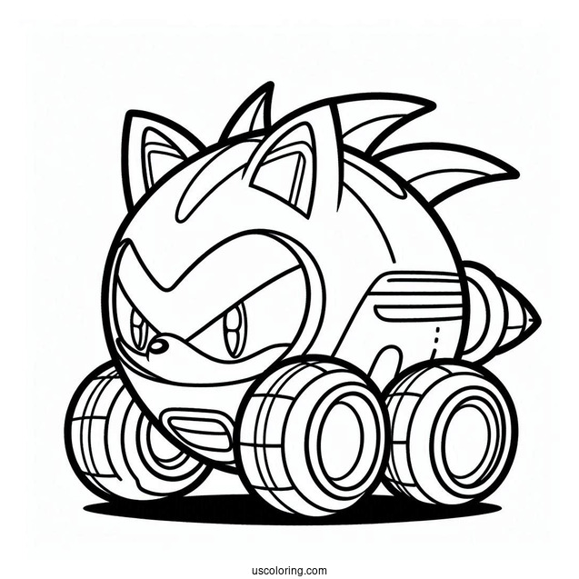 Easy Outline Of E-102 Gamma Coloring In For Kids