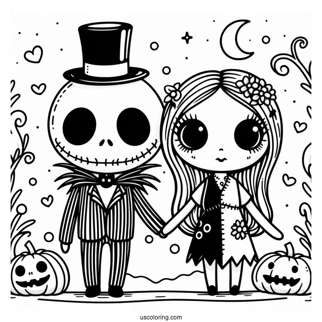 Kawaii Jack And Sally