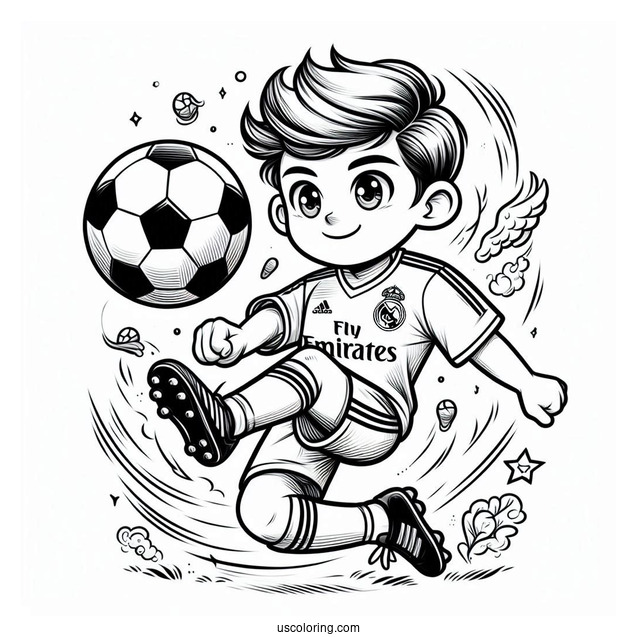 Real Madrid CF Football Club To Color
