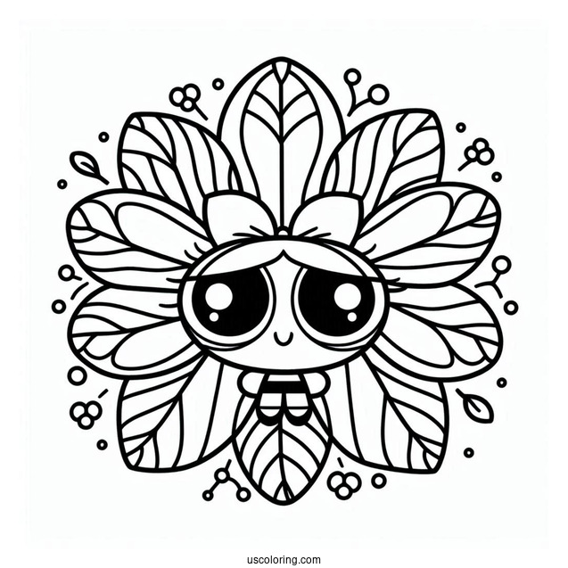 Blossom Coloring Page For Kids