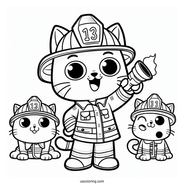 Pete The Cat As a Firefighter