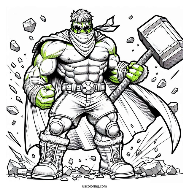 The Hulk Smashing Wall