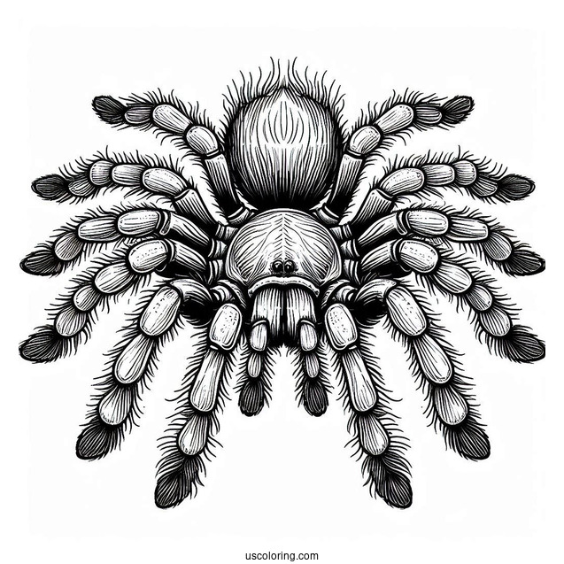 Tarantula Coloring Page