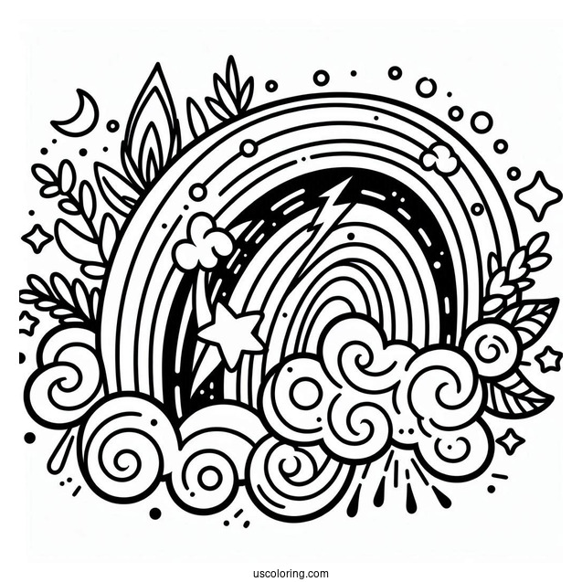 Easy Rarity Coloring Page For Preschoolers