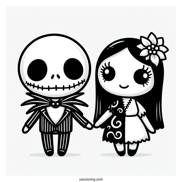 Kawaii Jack And Sally