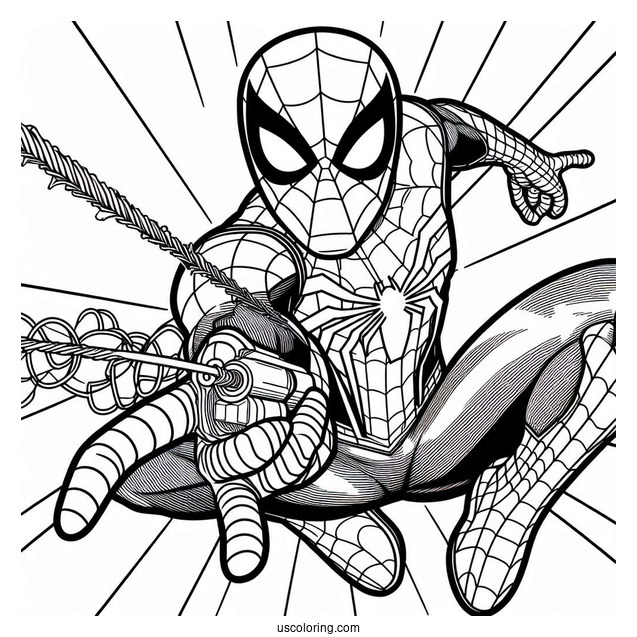 Spider-Verse Spider-Man With Web Shooter