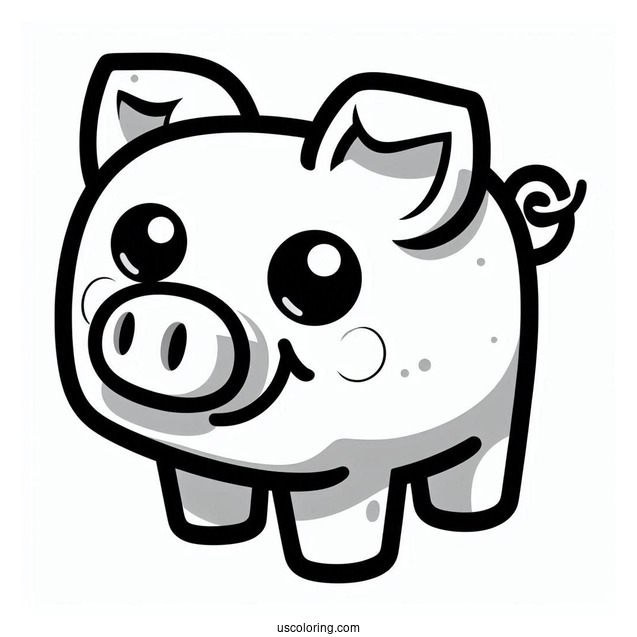 Piggy Roblox Coloring Page