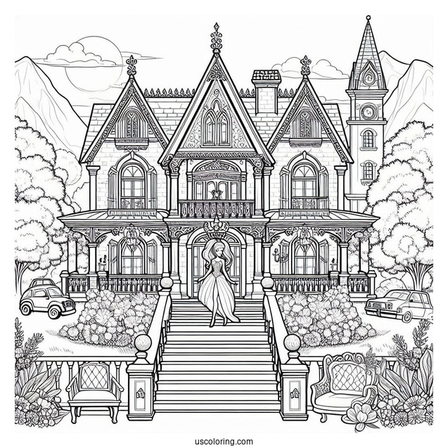 Barbie At The Dream House Mansion