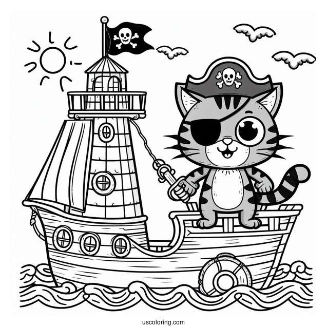 Pete The Cat On a Pirate Ship
