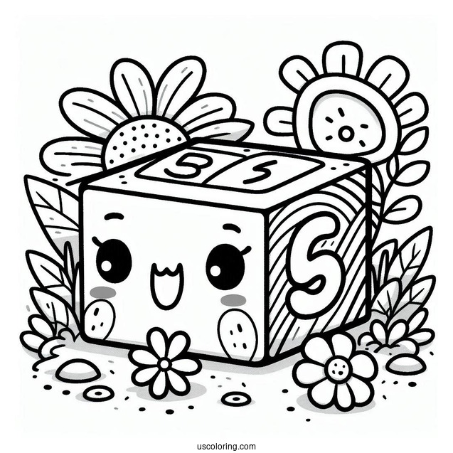 Happy Numberblocks Coloring Page 6