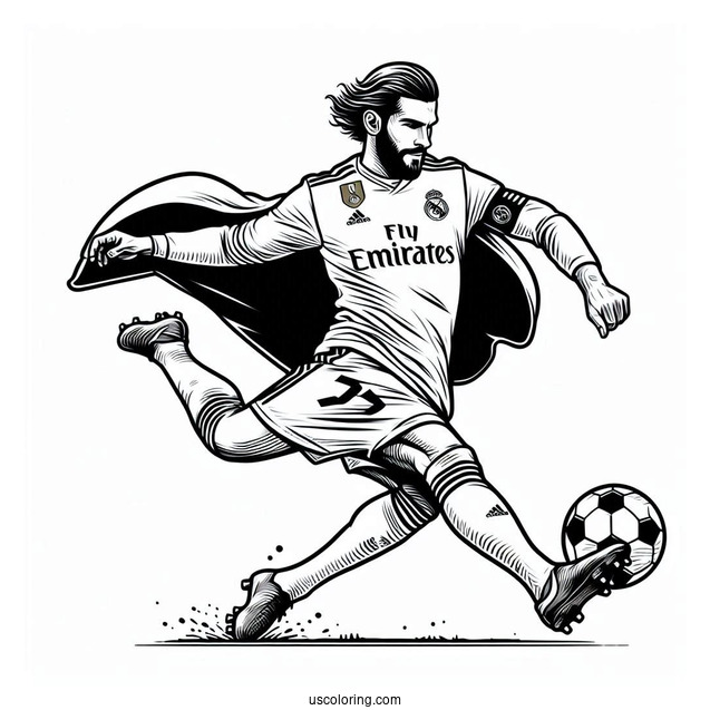 Real Madrid CF Football Club To Color