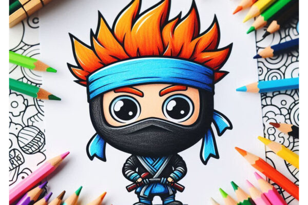 Kakashi Coloring Pages Featured Image