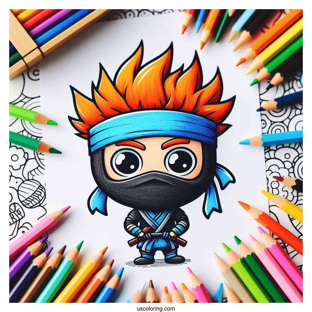 Kakashi Coloring Pages Featured Image