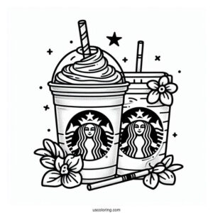 Starbucks Coloring Page Of Logo