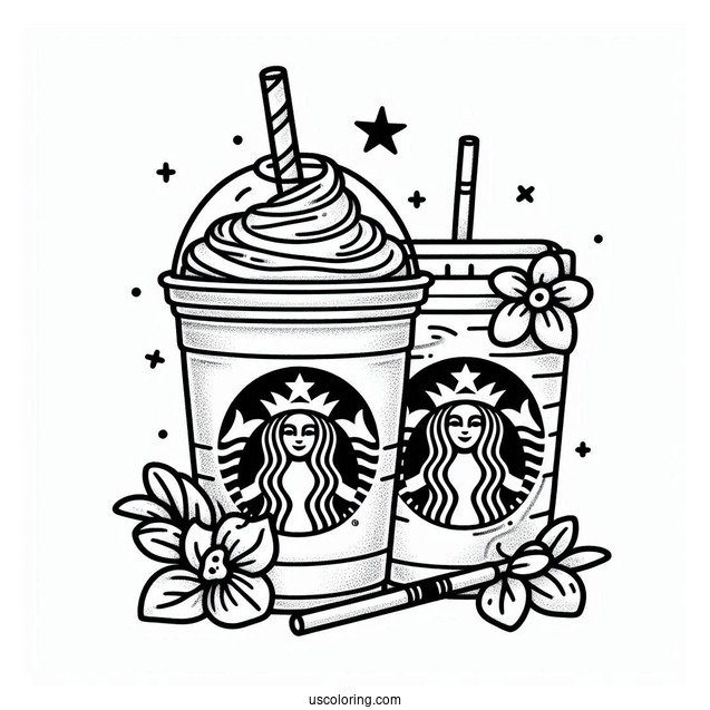 Starbucks Coloring Page Of Logo