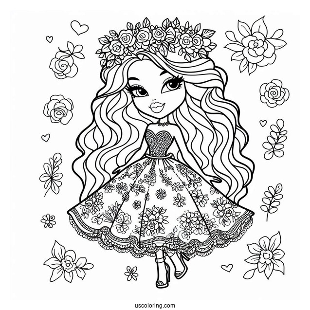 Bratz Raya In Floral Dress