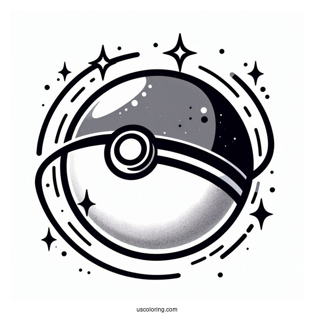 Normal Pokéball Coloring Page With Ultra Ball And Great Ball
