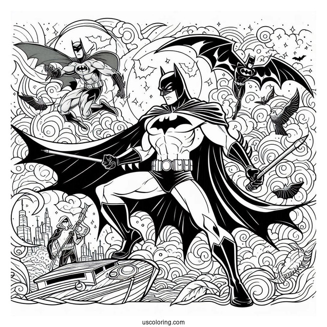 Batman_ The Animated Series Coloring Page