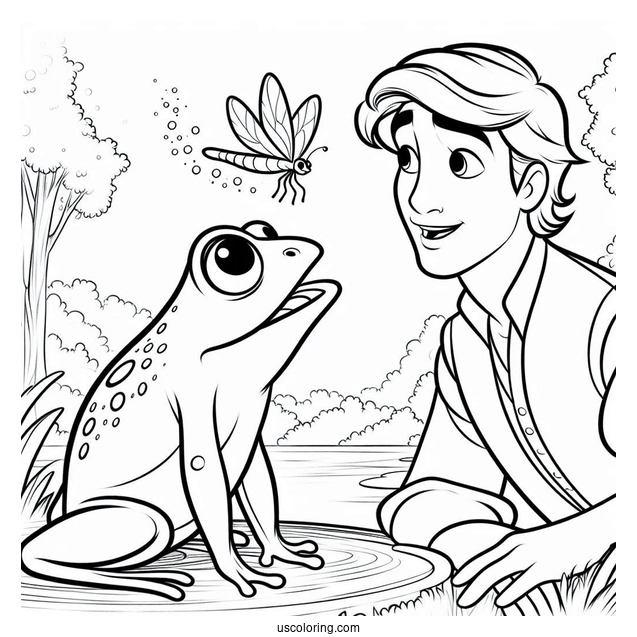 Frog Prince Naveen Talking To Ray Firefly