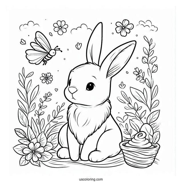 Rabbit From Winnie the Pooh To Color