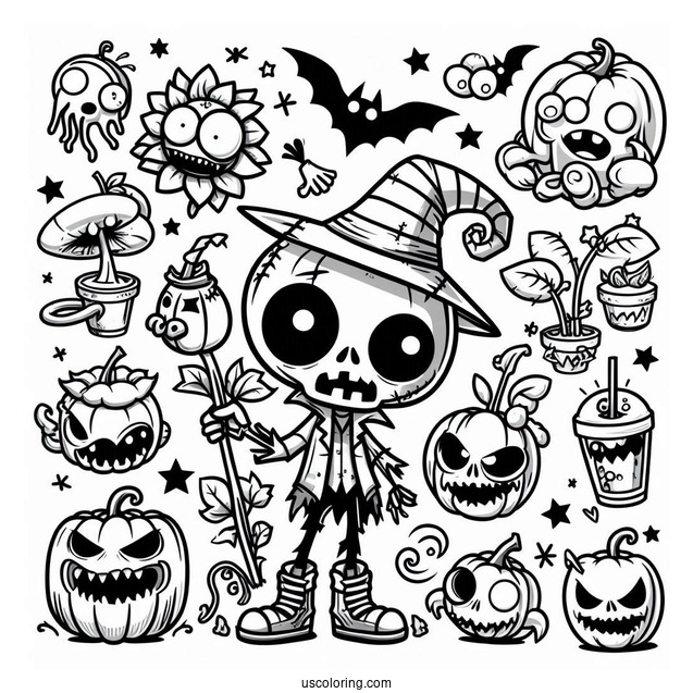 Halloween Themed Plants Vs Zombies
