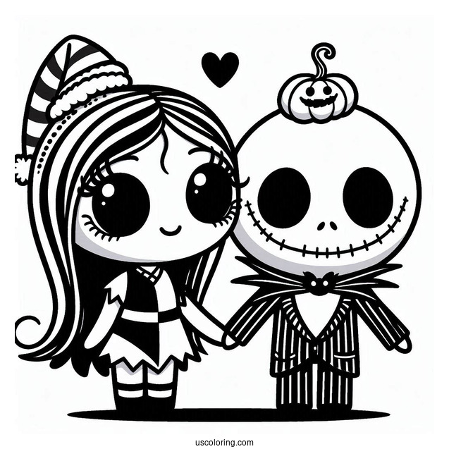 Kawaii Jack And Sally