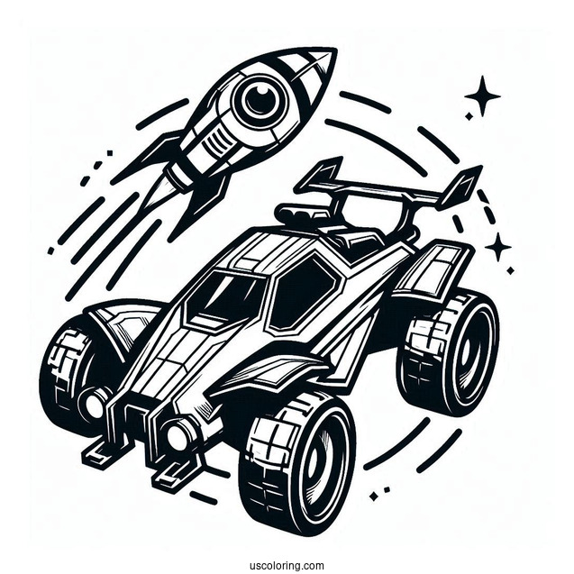 Rocket League Coloring Page Grand Champ Logo