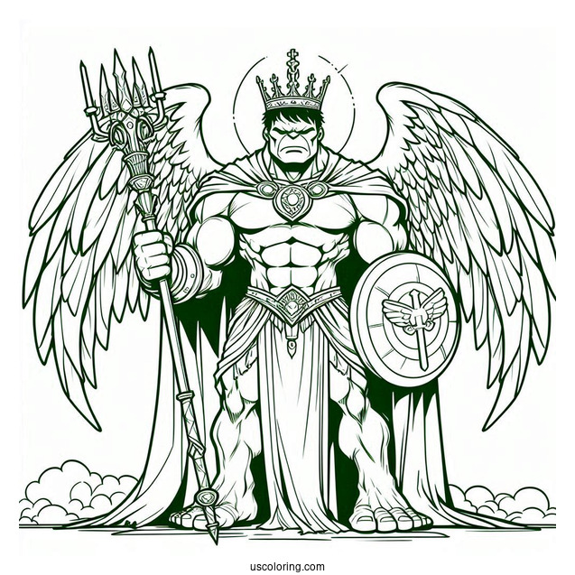 Hulkbuster Coloring Page For Kids