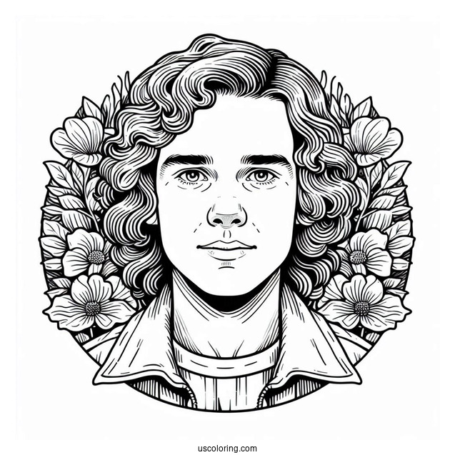 Billy Hargrove Coloring Sheet