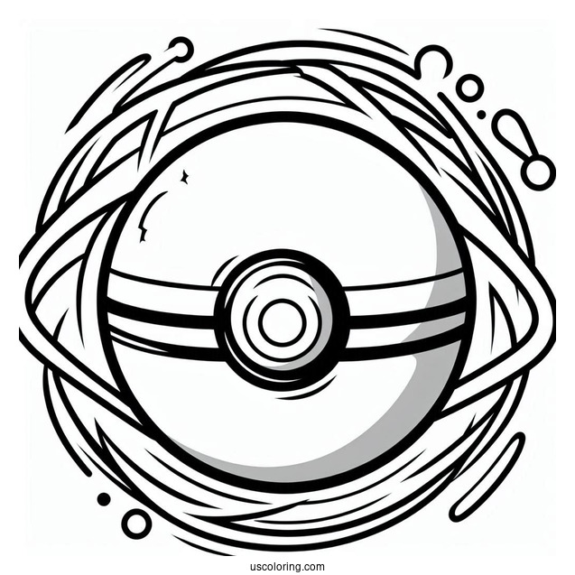 Master Pokéball Coloring Page