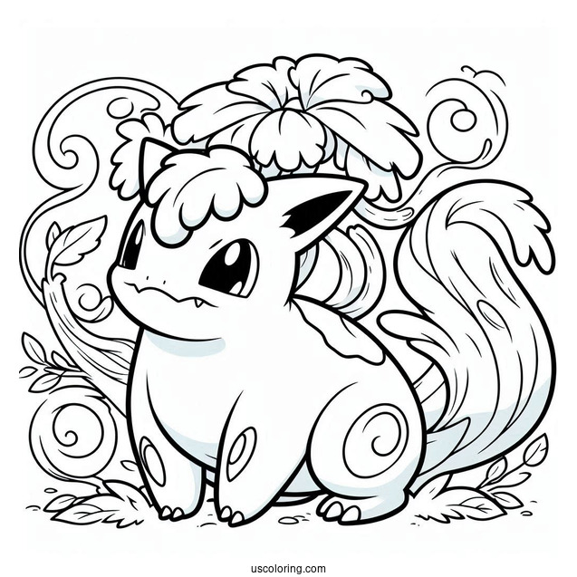 Easy Coloring Page Of Venusaur