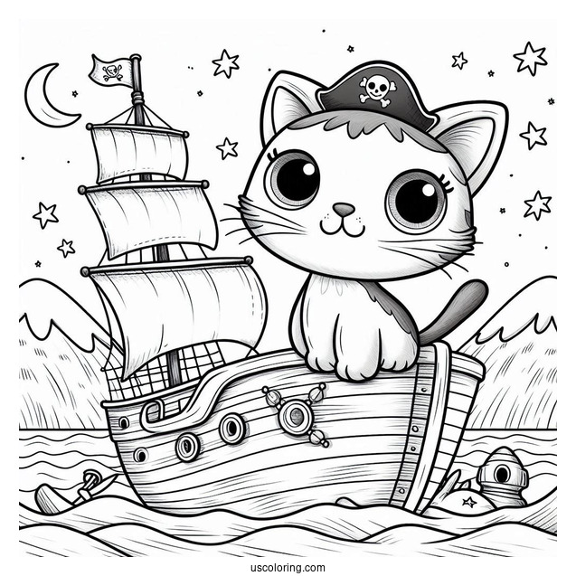 Pete The Cat On a Pirate Ship