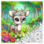 Bambi Coloring Pages Featured Image