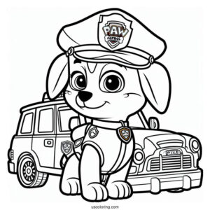 Paw Patrol Coloring Page