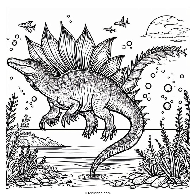 Terrifying Liopleaurodon Under The Sea